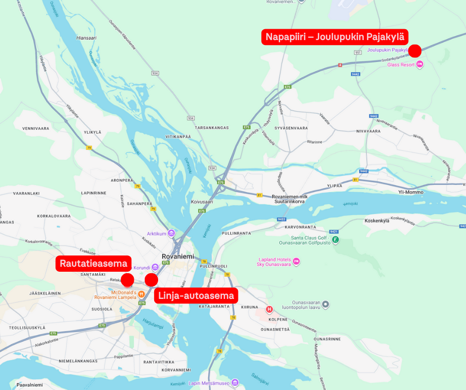Travel to Rovaniemi - OnniBus